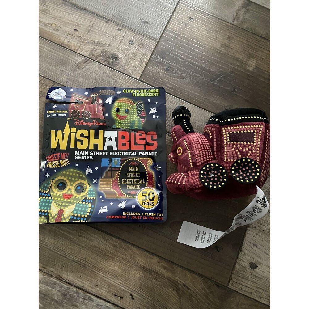 Disney Park Main Street Electrical Parade Train Mystery Glow Wishables Limited